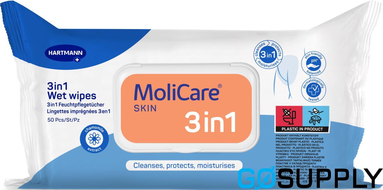 Molicare Skin 3 In 1 Wipes - Thumbnail 4