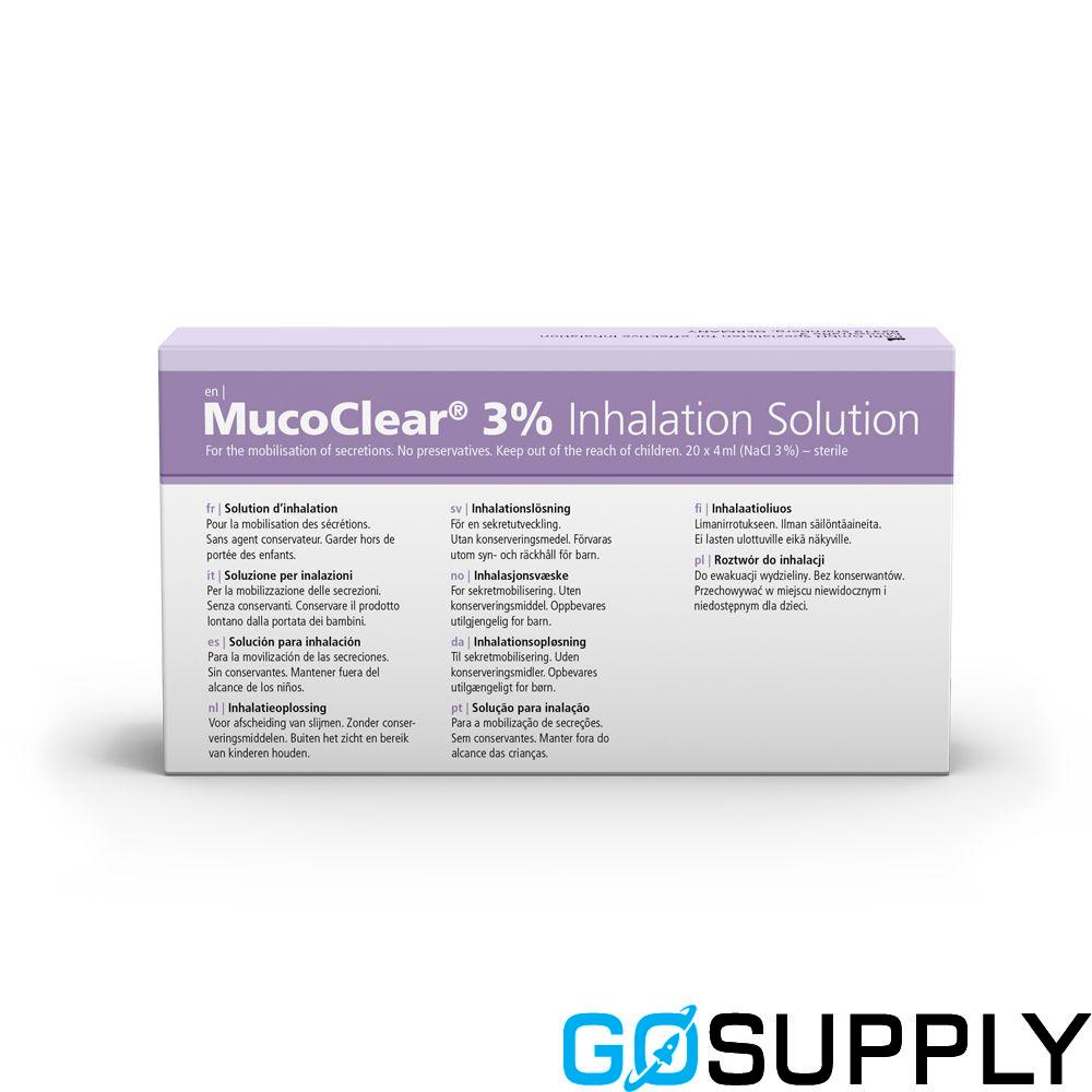 MucoClear Hypertonic Saline 3% 4Ml - Thumbnail 3