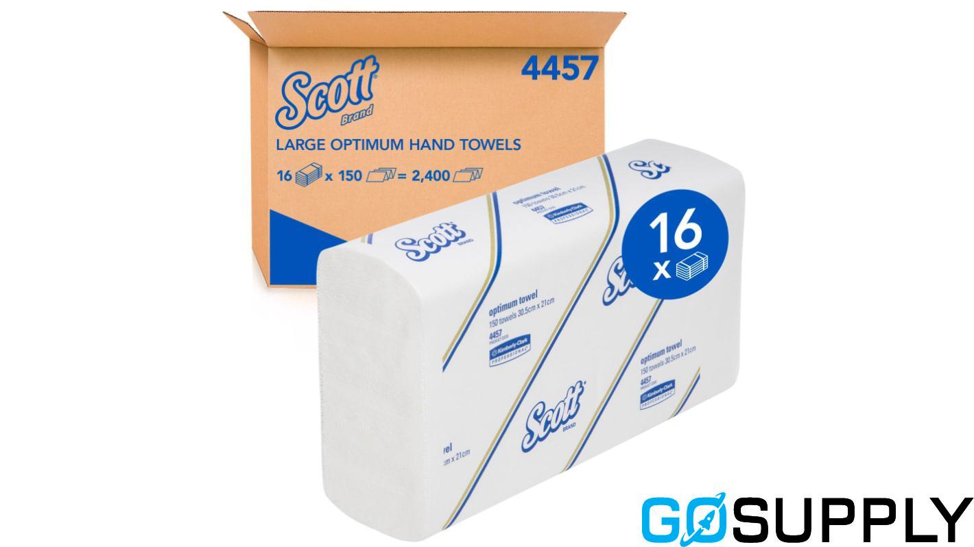 Optimum Hand Towels White Large  - Thumbnail 2