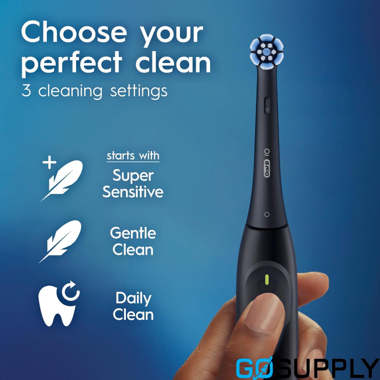 Oral-B iO2 Black Electric Toothbrush - Thumbnail 4