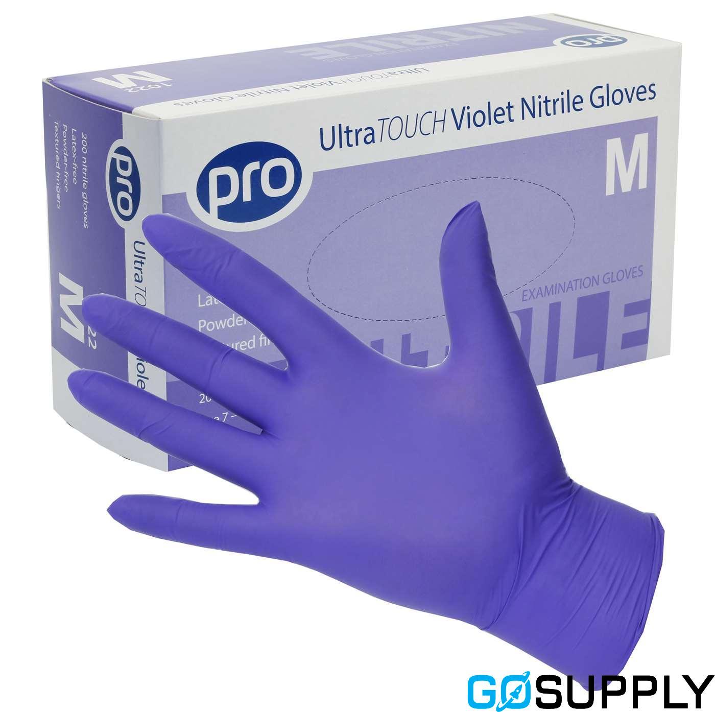 PURPLE NITRILE* Examination Gloves - Thumbnail 3