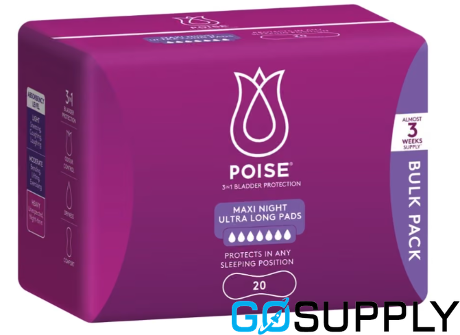 Poise Pads Maxi Night Ultra Long Pads - Main Image