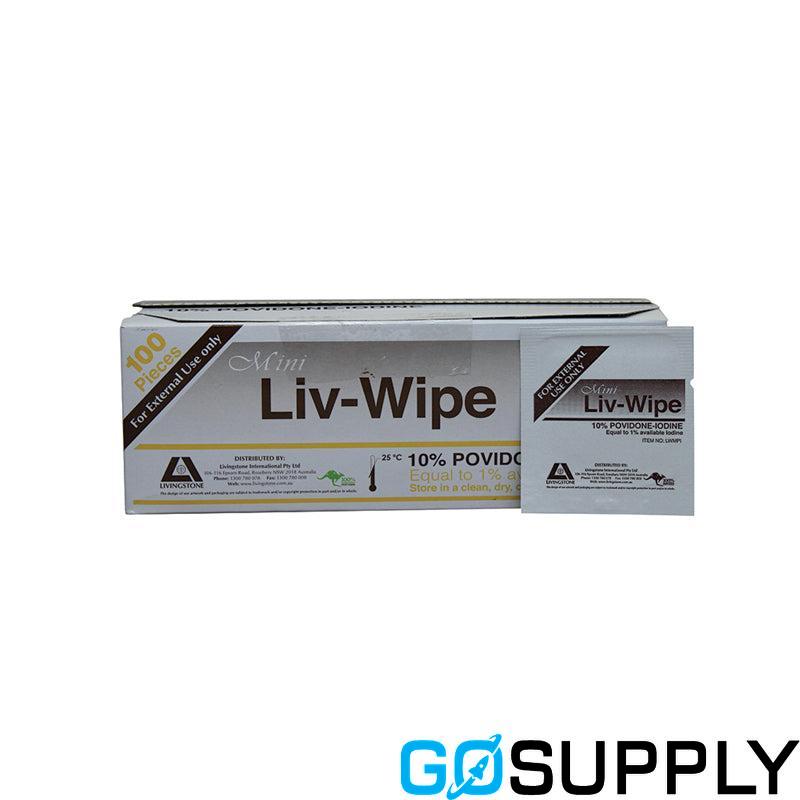 Povidone Iodine Wipes Mini-LIV 10% - Thumbnail 2