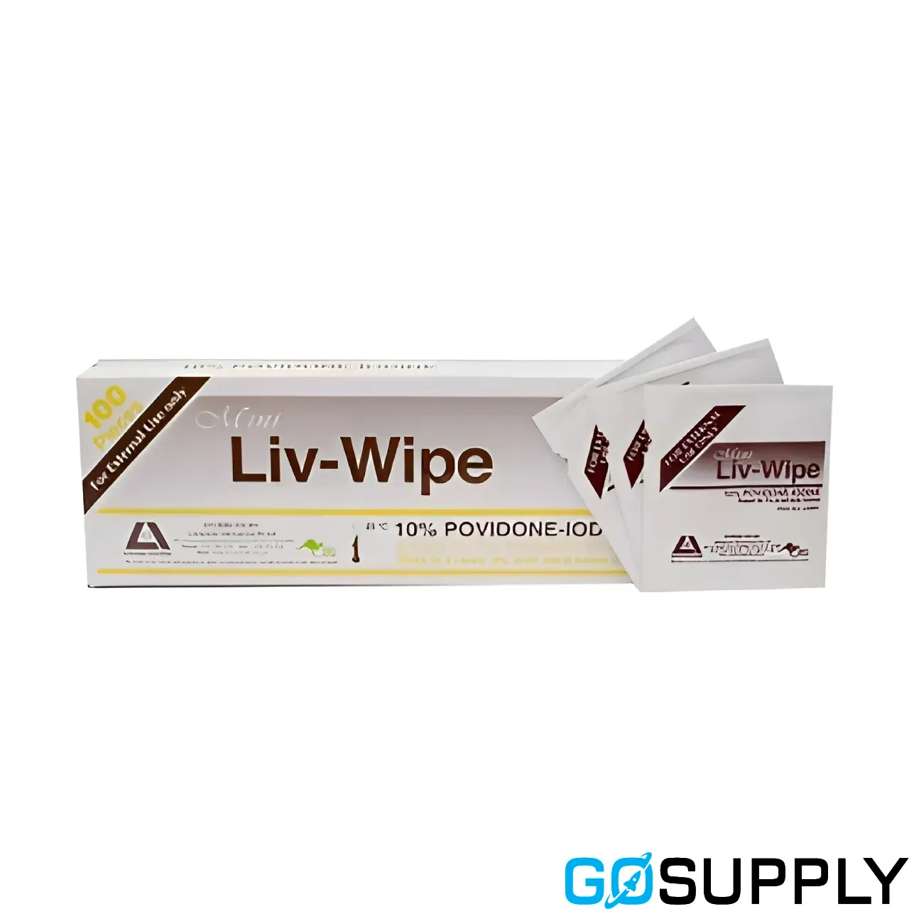 Povidone Iodine Wipes Mini-LIV 10% - Main Image