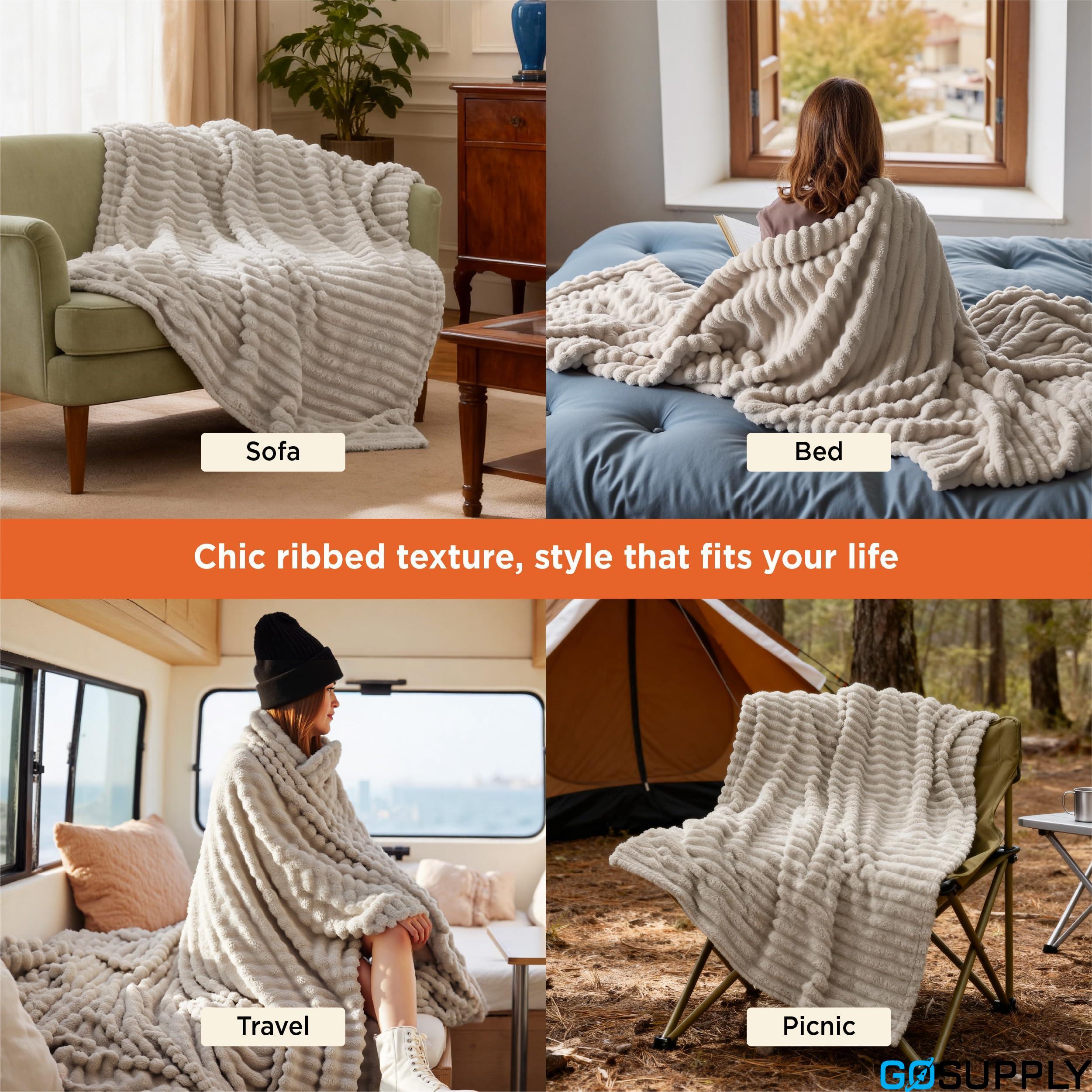 Ribbed Splah Blanket - Thumbnail 4