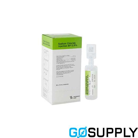 SODIUM CHLORIDE INJ AMP 0.9% 10ML PACK 50