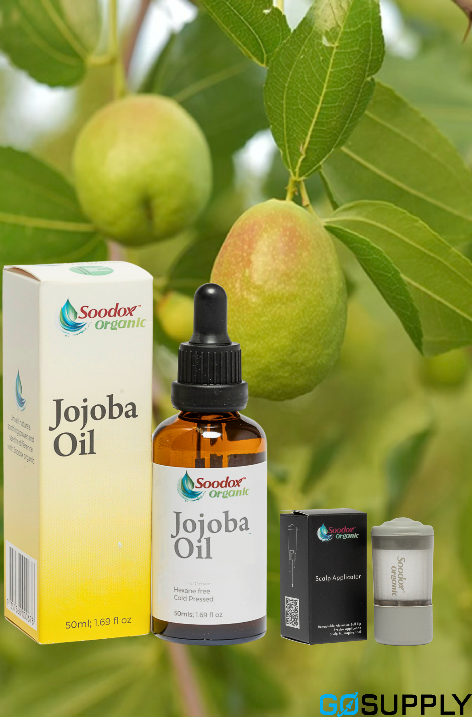 SOODOX Organic Jojoba Oil 50mL - Main Image