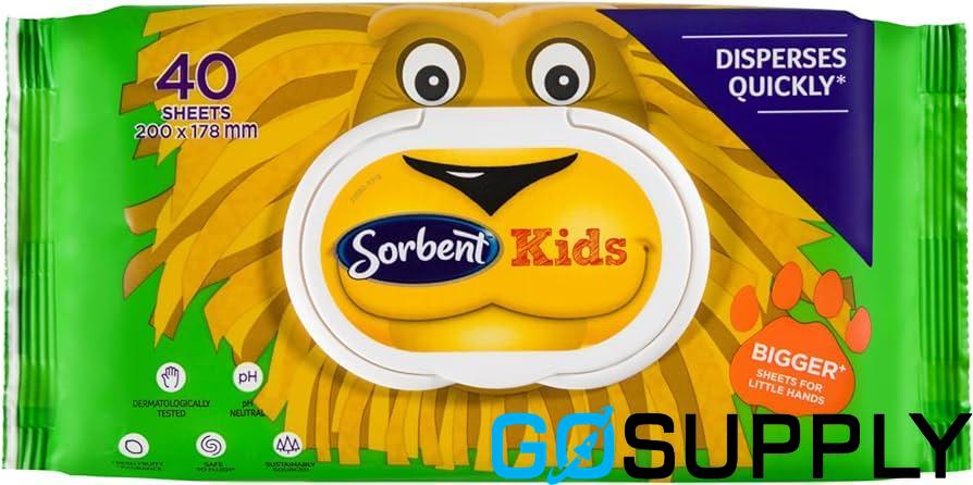 Sorbent Flushable Wipes Kids - Thumbnail 4
