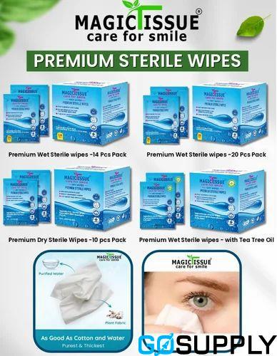 STERILE WATER WIPE SACHET PACK 50 - Thumbnail 3