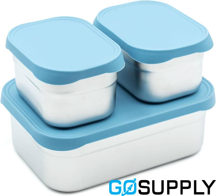 Silicone Bento Box Set | Bag - Main Image