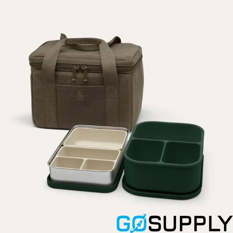 Silicone Bento Box Set | Bag - Thumbnail 5