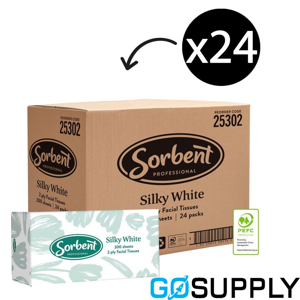 Sorbent Silky White Tissues - Thumbnail 3