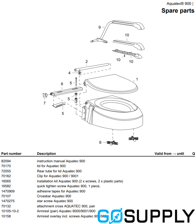 Spare Screw for Toilet Seat Raiser - Thumbnail 2