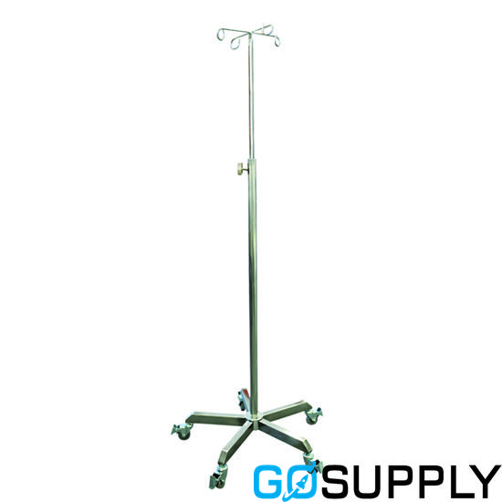 Stainless Steel IV Stand / IV Pole - Main Image