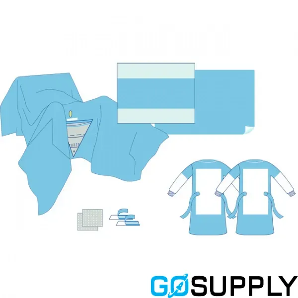 Sterile Gynaecological T Drape - Thumbnail 2