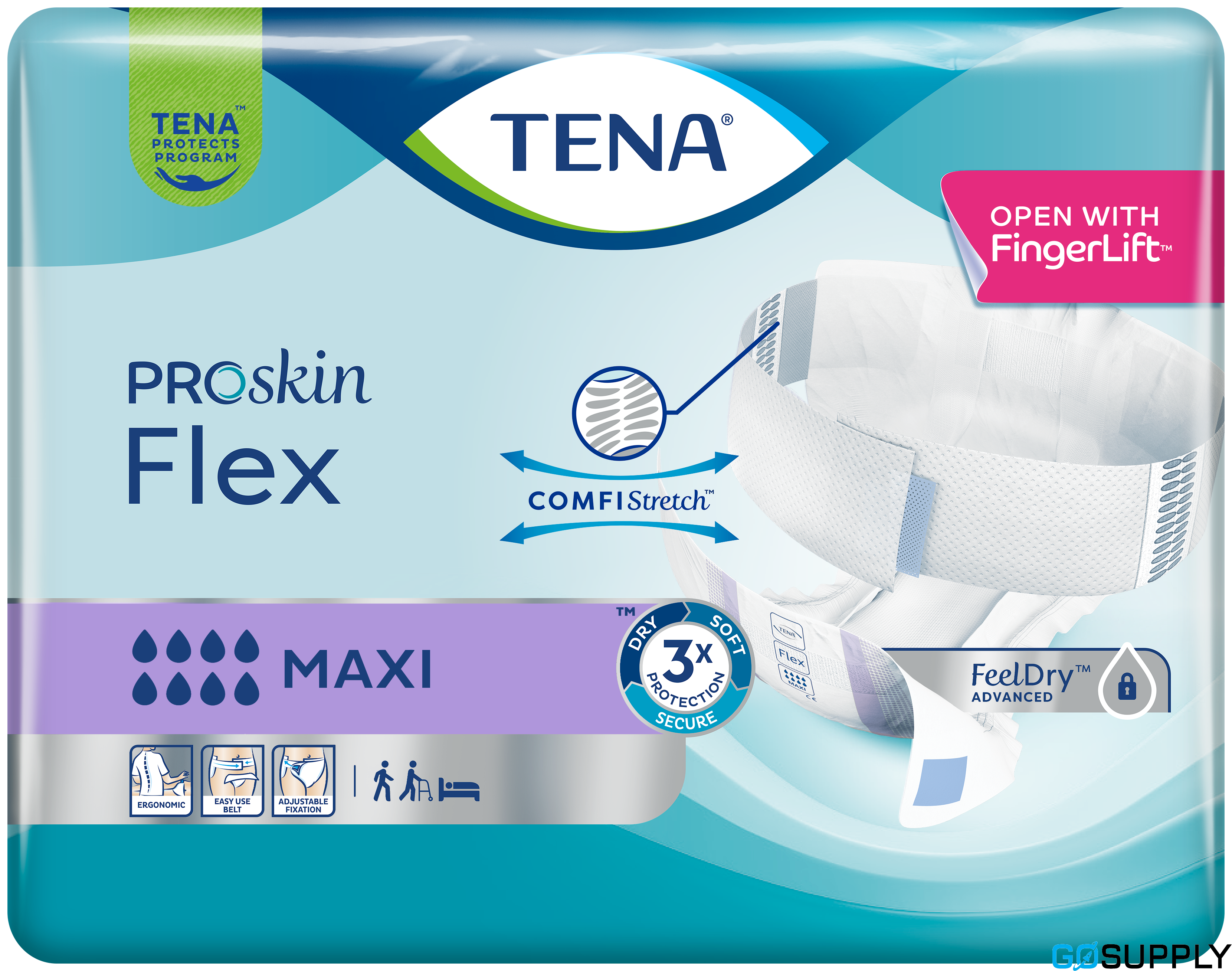 TENA Flex ProSkin Incontinence Brief - Main Image