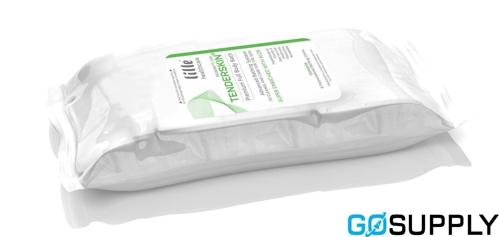 Tenderskin No-Rinse Body Wipes - Main Image