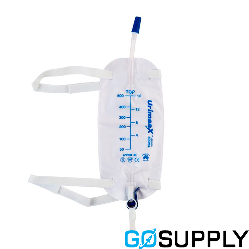 Urimaax®Drainage Bag Leg  500ml 10cm Sterile  - Thumbnail 3