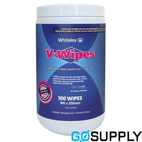 V-Wipes Hospital Grade Disinfectant Wipes - Main Image
