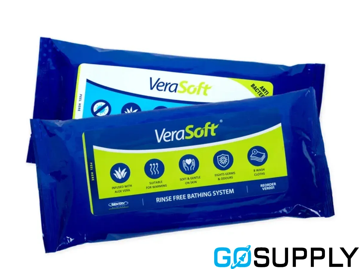 Verasoft Bath Wipes Antibacterial - Thumbnail 4