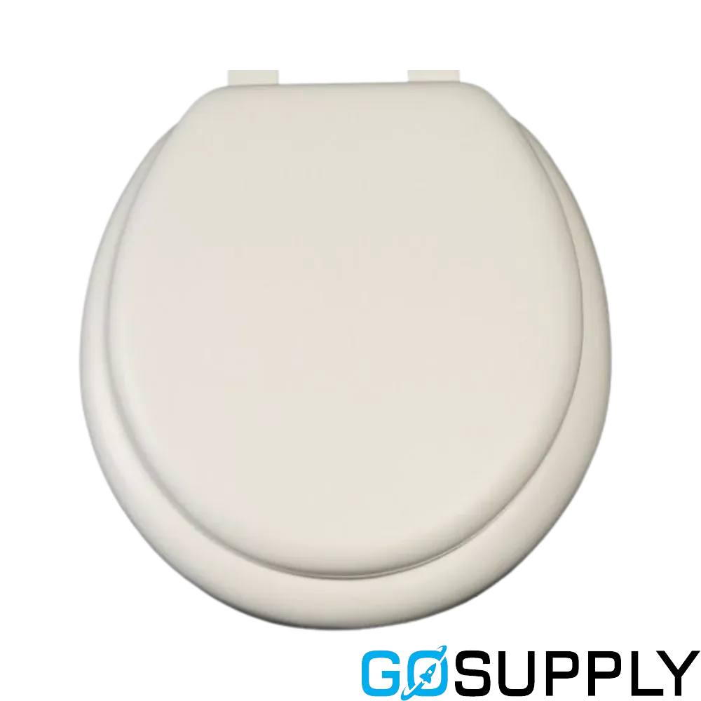White Padded Toilet Seat - Main Image