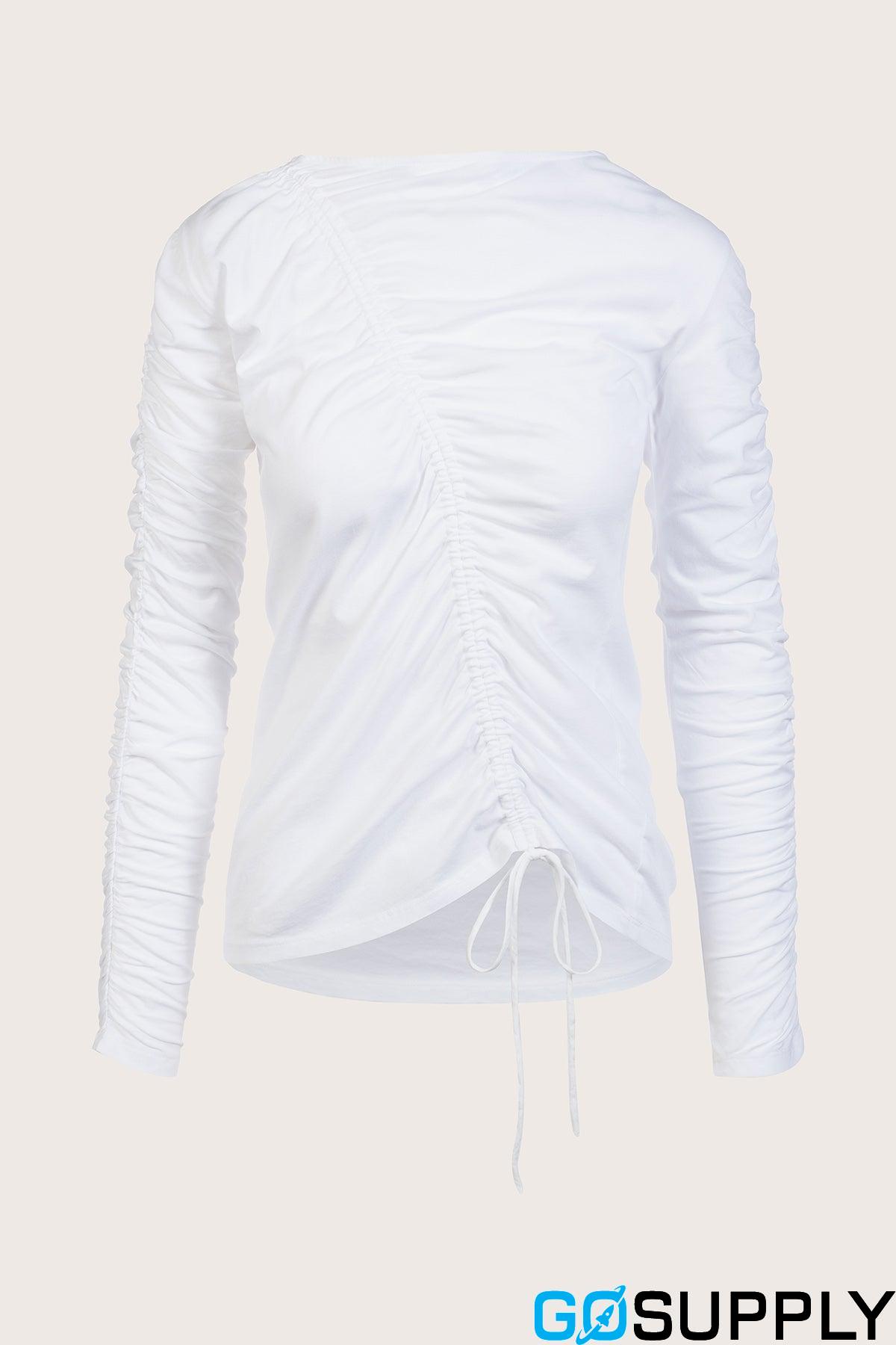 White Tummy Access Long Sleeve - Thumbnail 5