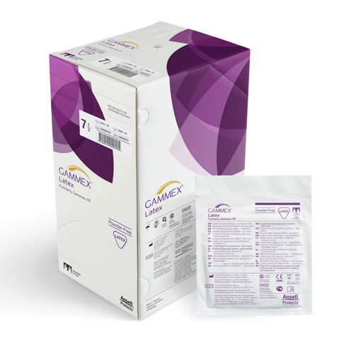 Gammex Powder Free Latex Gloves - Main Image