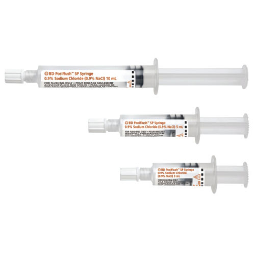 BD PosiFlush Pre-Filled Saline Syringe - Main Image