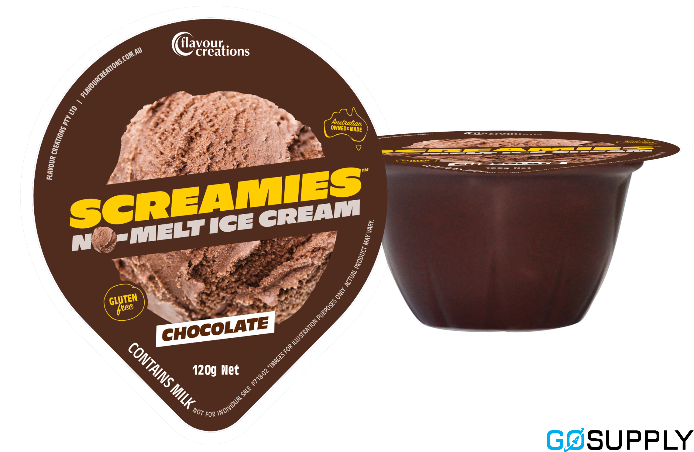 SCREAMIES (3KCAL) NO MELT ICE CREAM - Main Image