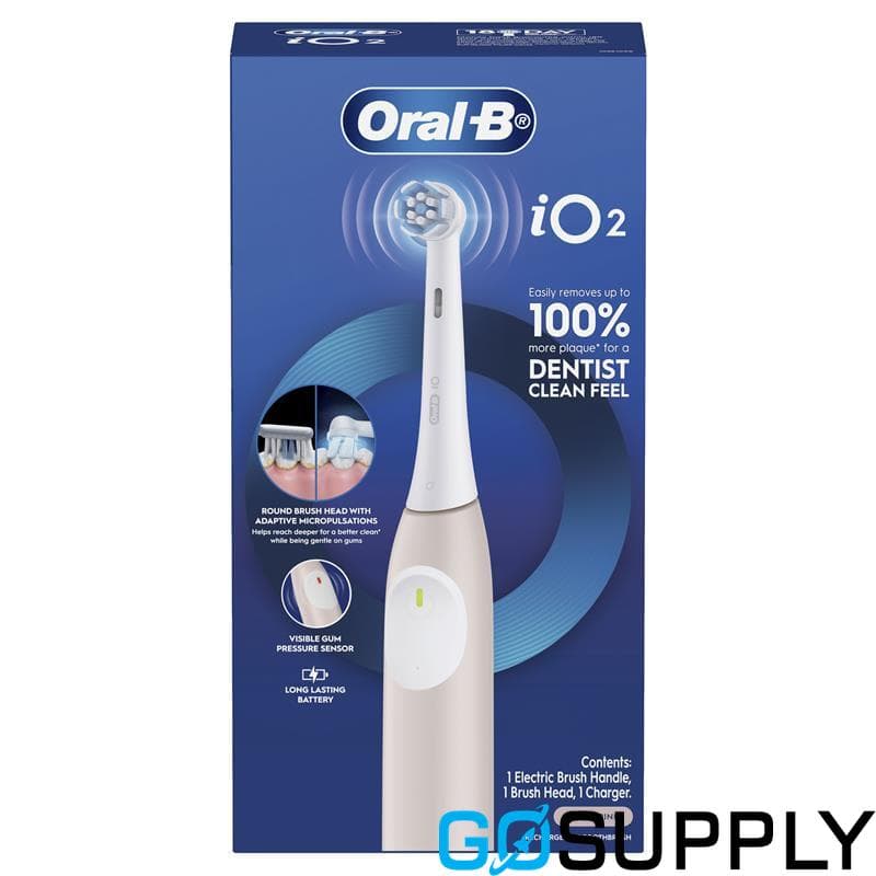 iO2 Electric Toothbrush - Blush Pink - Thumbnail 2