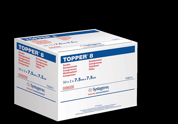 Topper 8 Sterile Non Woven Gauze - Main Image
