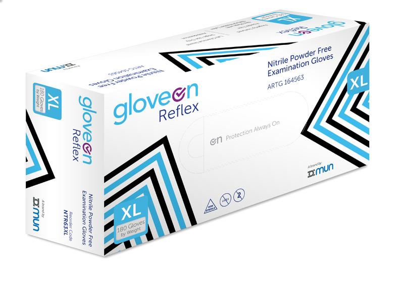 Reflex Nitrile Powder Free Exam Gloves - Main Image