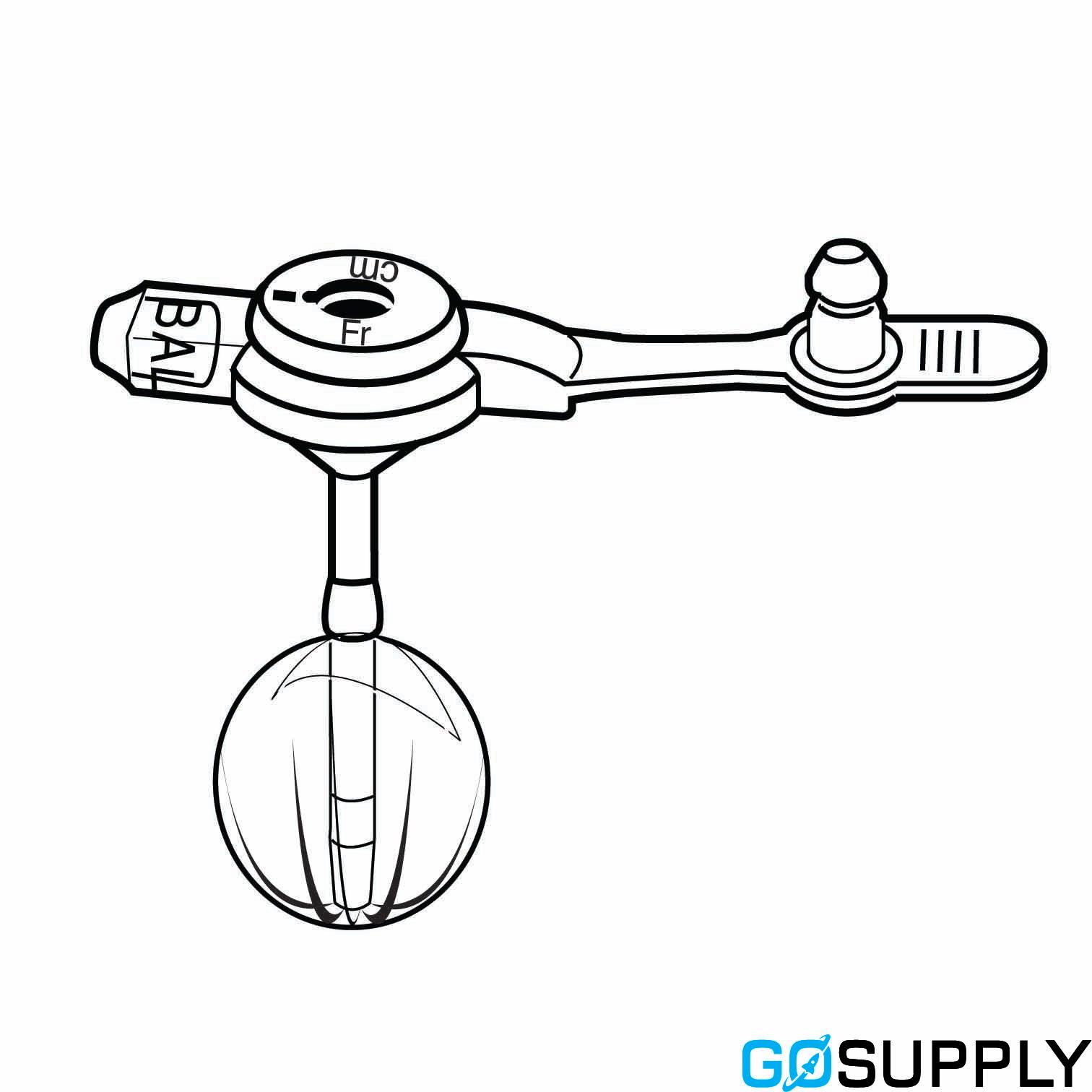 18Fr MIC-KEY Low Profile Balloon Gastrostomy Feeding Tube - Main Image