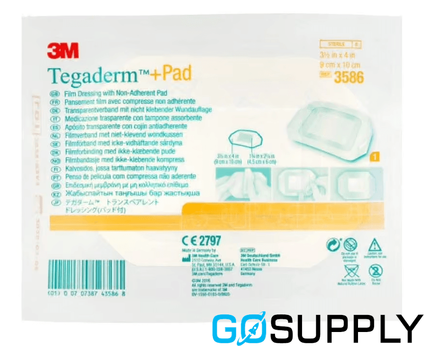 3M Tegaderm Plus Pad Film Island Waterproof Dressing - Main Image