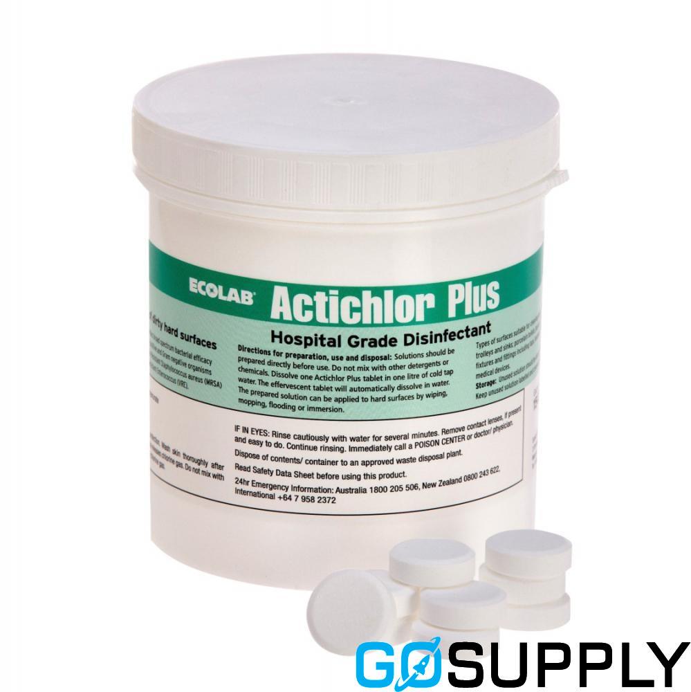 ACTICHLOR PLUS DISINFECTANT DETERGENT TABLETS - Main Image