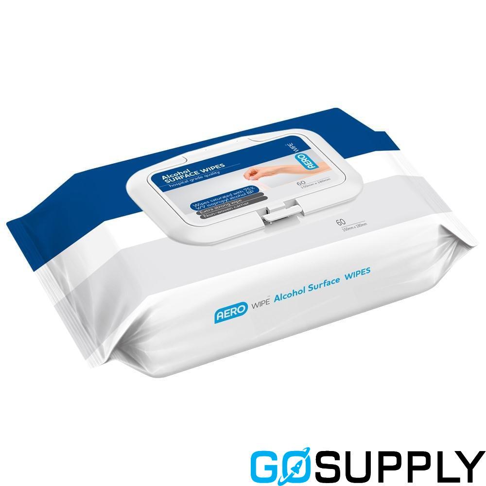 AEROWIPE ALCOHOL SURFACE WIPES - Main Image