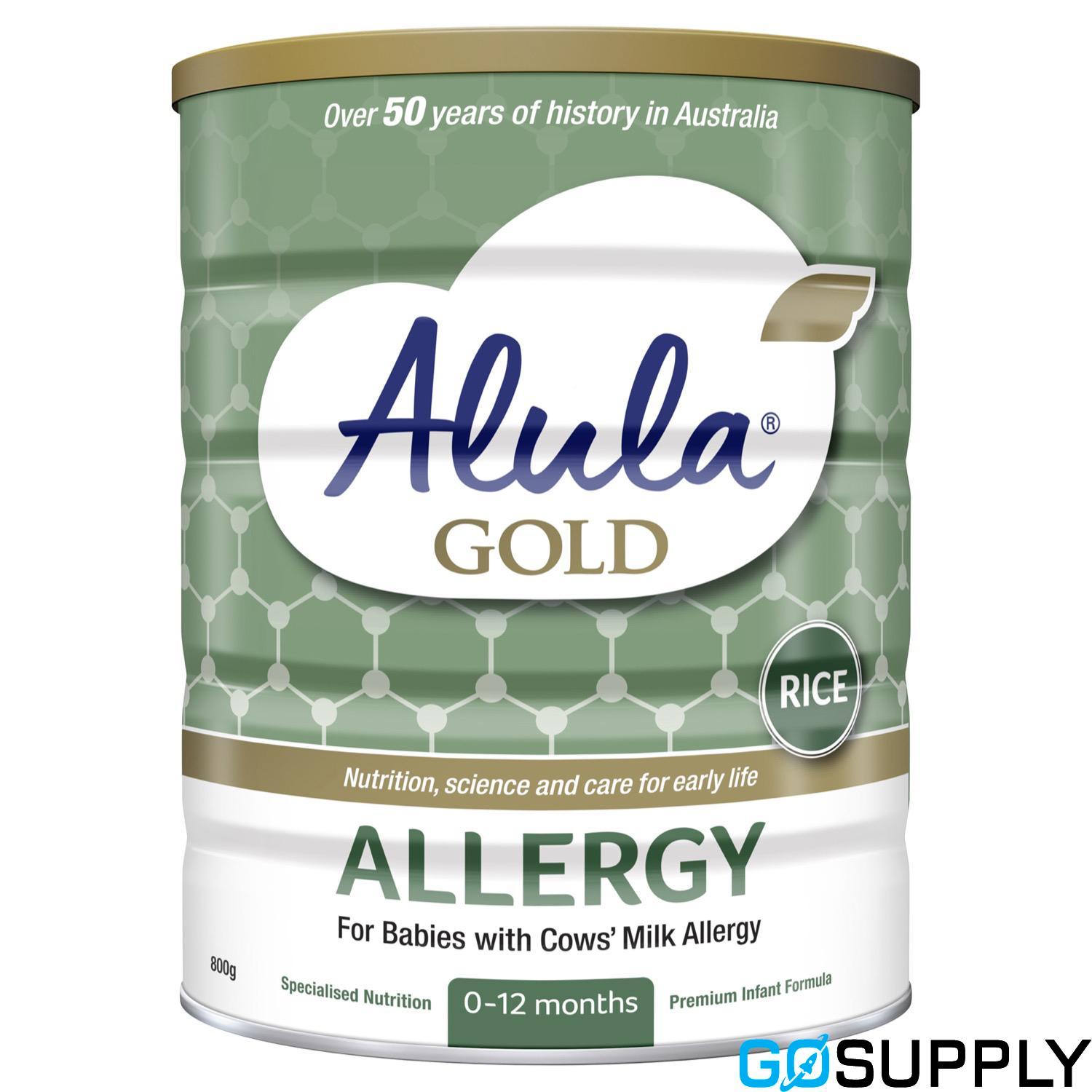 ALULA Gold Allergy Infant Formula 0-12 Months Rice 800g - Main Image