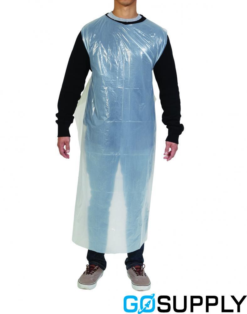 APRON WHITE POLY - Main Image