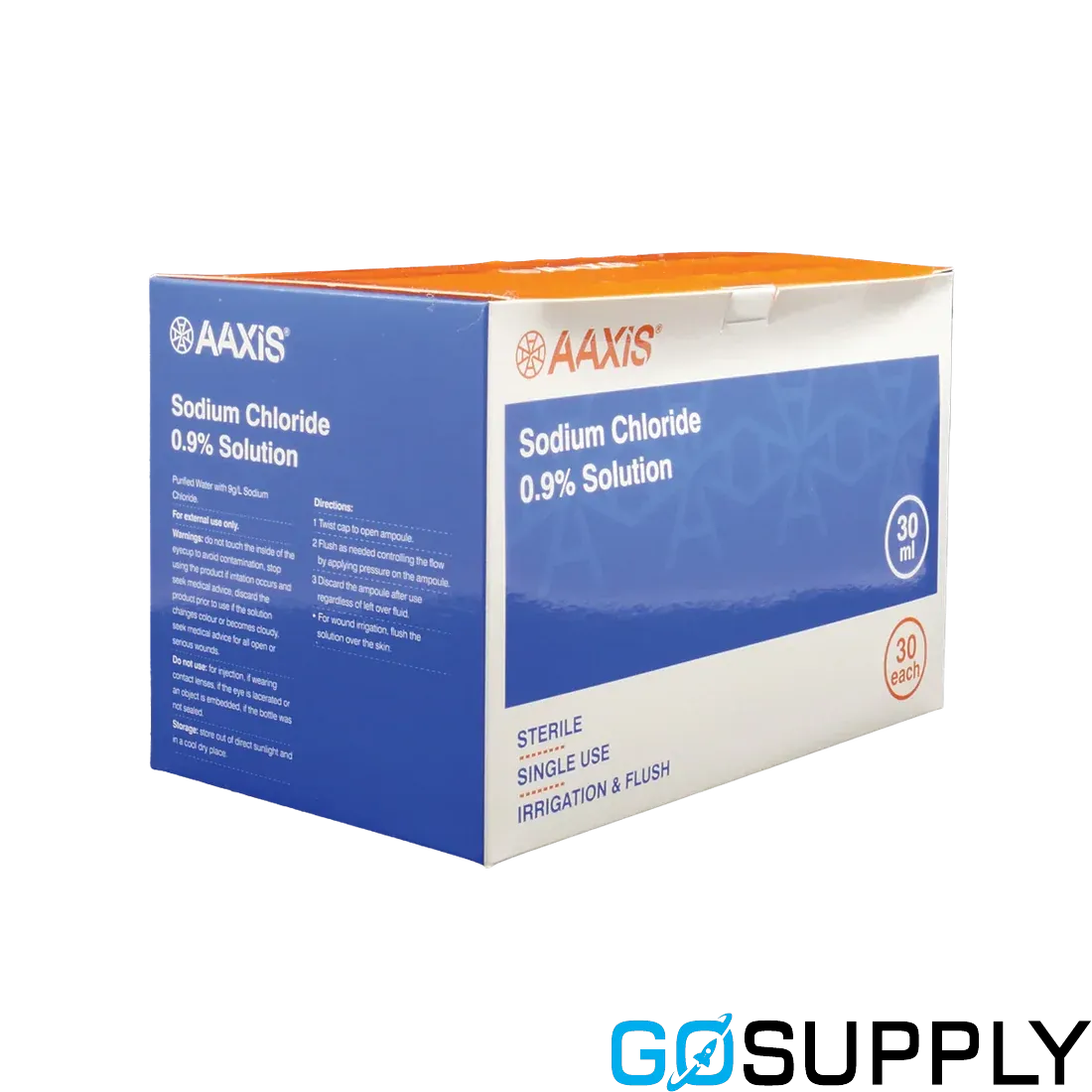 Aaxis Saline Eye Wash & Wound Solution - Main Image