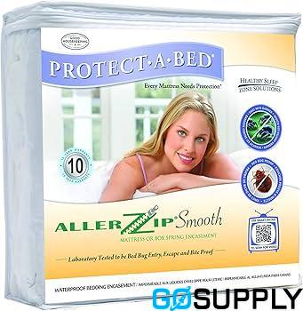Allerzip® Mattress Encasement Waterproof Sleep Protectors (Double) - Main Image