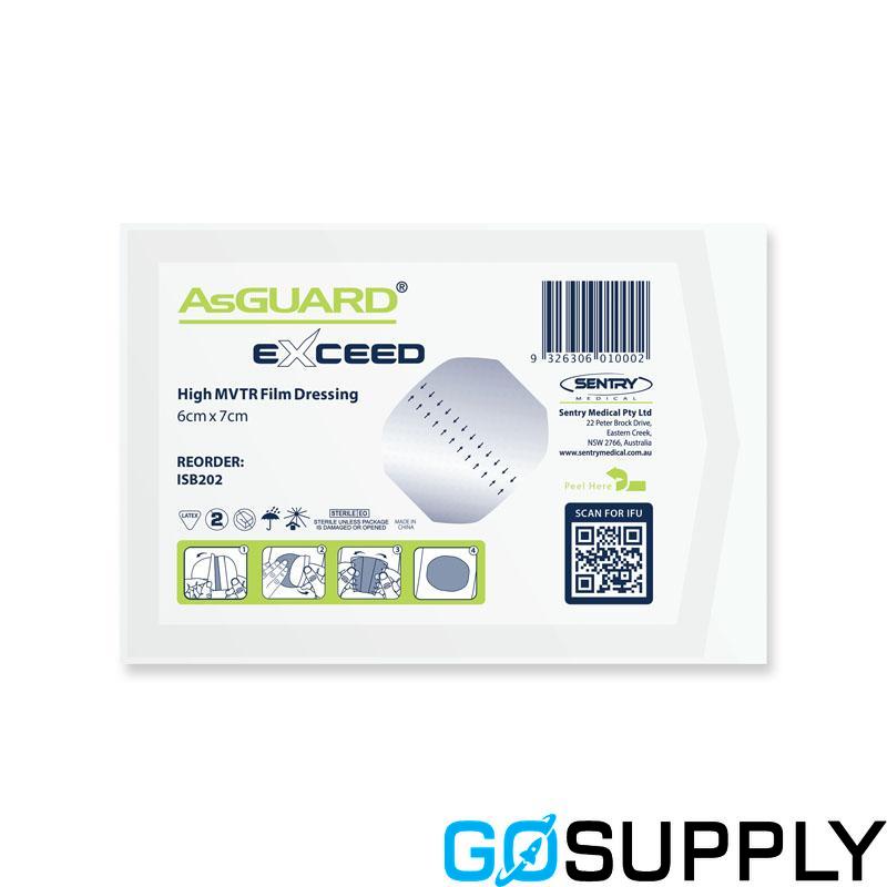 AsGUARD Exceed Transparent Film Dressing - Main Image