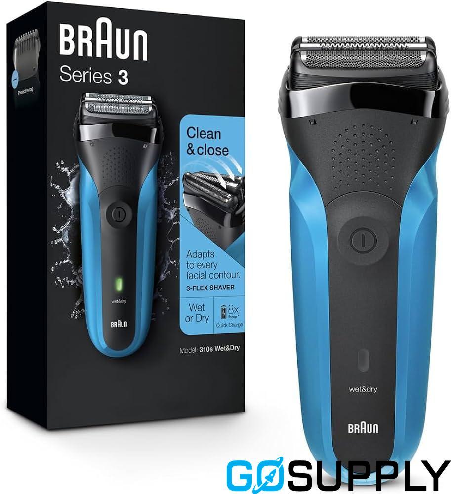 Braun Series 3 310s Rechargeable Wet&Dry Electric Shaver - Main Image