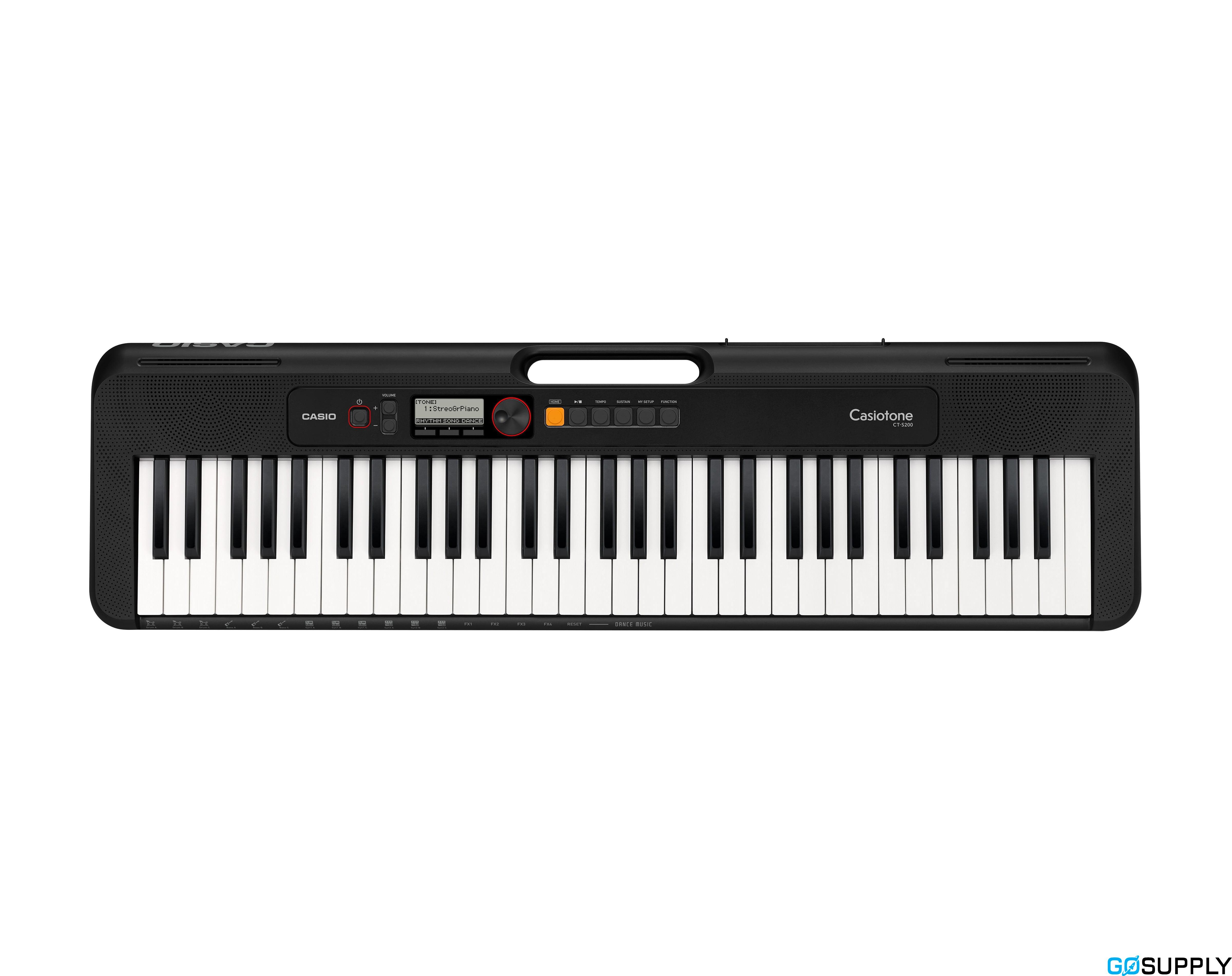 Casio Casiotone CTS1 61-Key Keyboard (Black) - Main Image