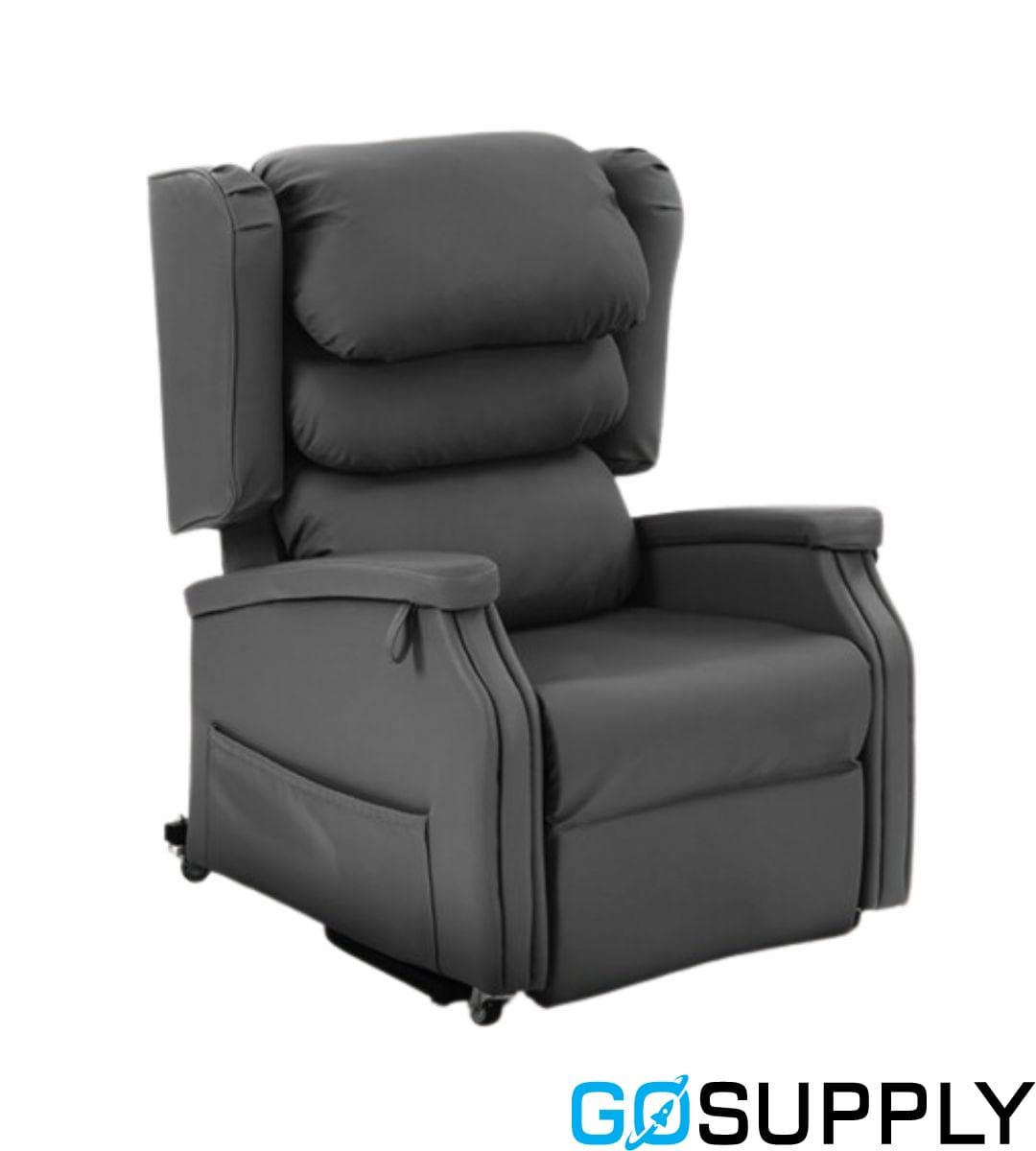 Configura Comfort Black Vinyl (Twin Motor) Configurable Lift Chair with Pressure Care - Main Image