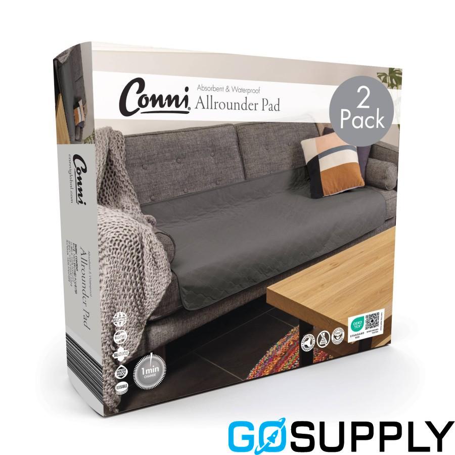 Conni Allrounder Pad Charcoal - 2 Pack - Main Image