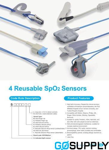 Creative Neonate Wrap Sensor for SP -20 Analogue v2 Green connector - Main Image