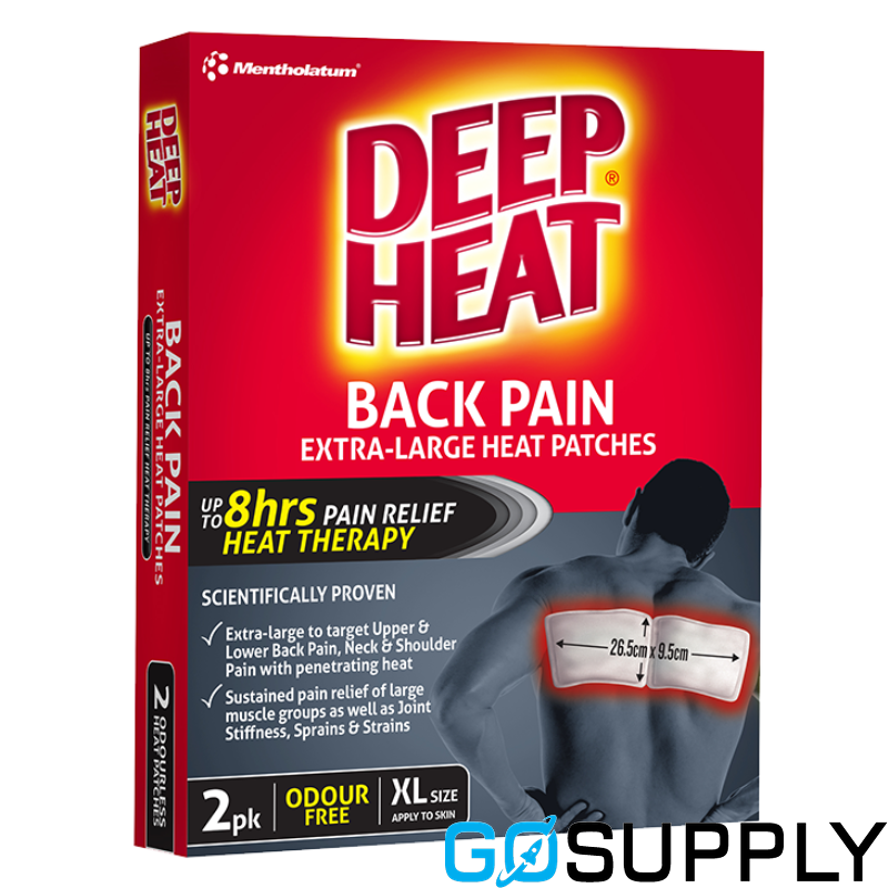 Deep Heat Back Pain Patch - Main Image