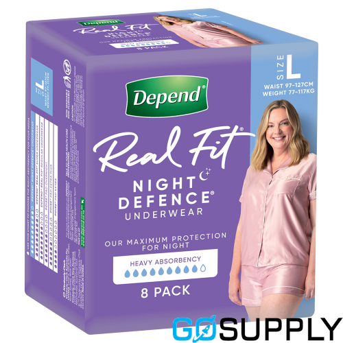 Depend Real Fit Night Defence Underwear Heavy Absorbency - Main Image