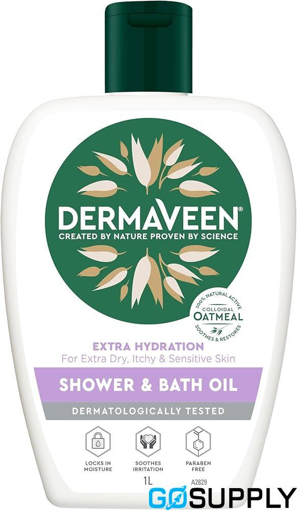 DermaVeen Extra Hydration Shower & Bath Oil for Extra Dry, Itchy & Sensitive Skin - Main Image
