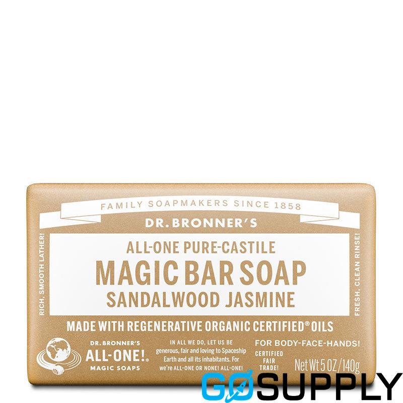 Dr. Bronners All-One Pure-Castille Magic Bar Soap Sandalwood Jasmine - Main Image